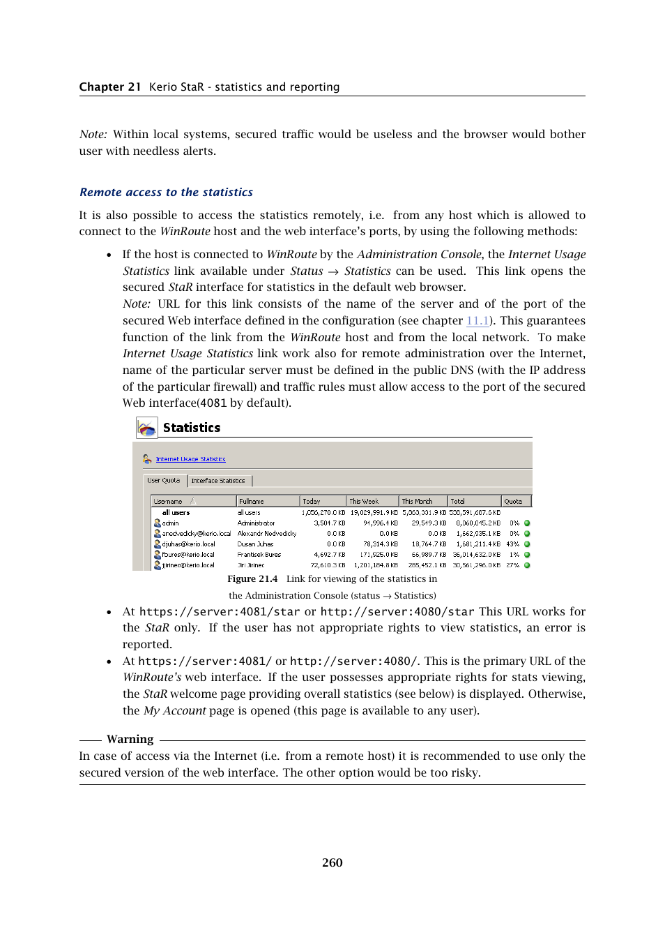 Kerio Tech KERIO WINROUTE FIREWALL 6 User Manual | Page 260 / 368