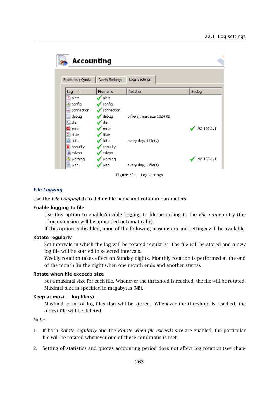 Kerio Tech KERIO WINROUTE FIREWALL 6 User Manual | Page 263 / 368