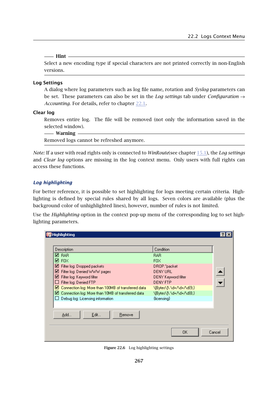 Kerio Tech KERIO WINROUTE FIREWALL 6 User Manual | Page 267 / 368