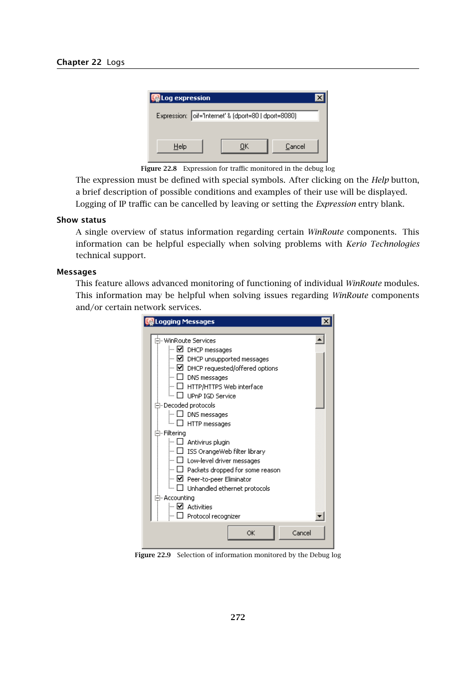 Kerio Tech KERIO WINROUTE FIREWALL 6 User Manual | Page 272 / 368