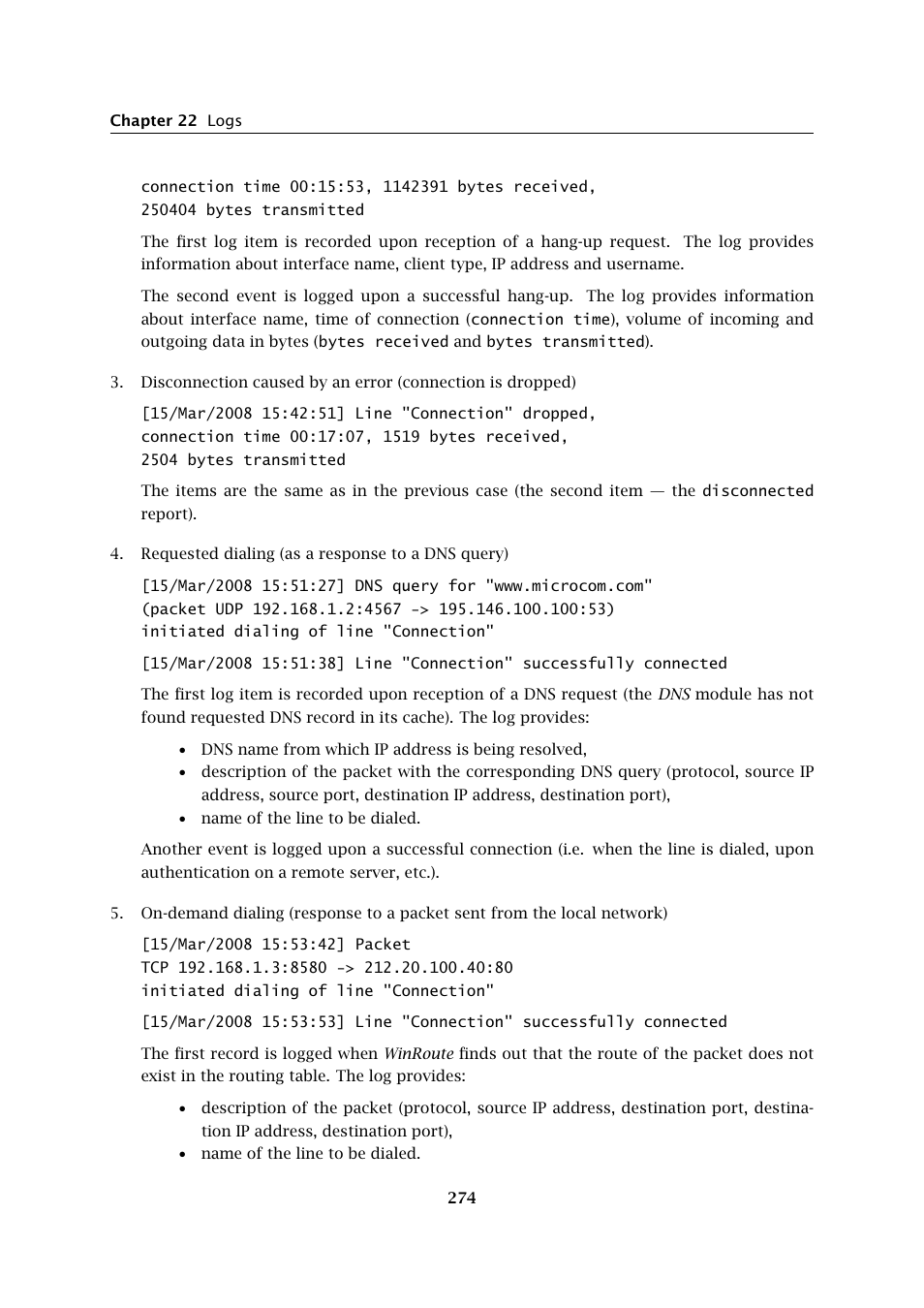 Kerio Tech KERIO WINROUTE FIREWALL 6 User Manual | Page 274 / 368