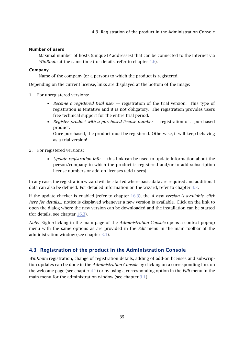 Kerio Tech KERIO WINROUTE FIREWALL 6 User Manual | Page 35 / 368