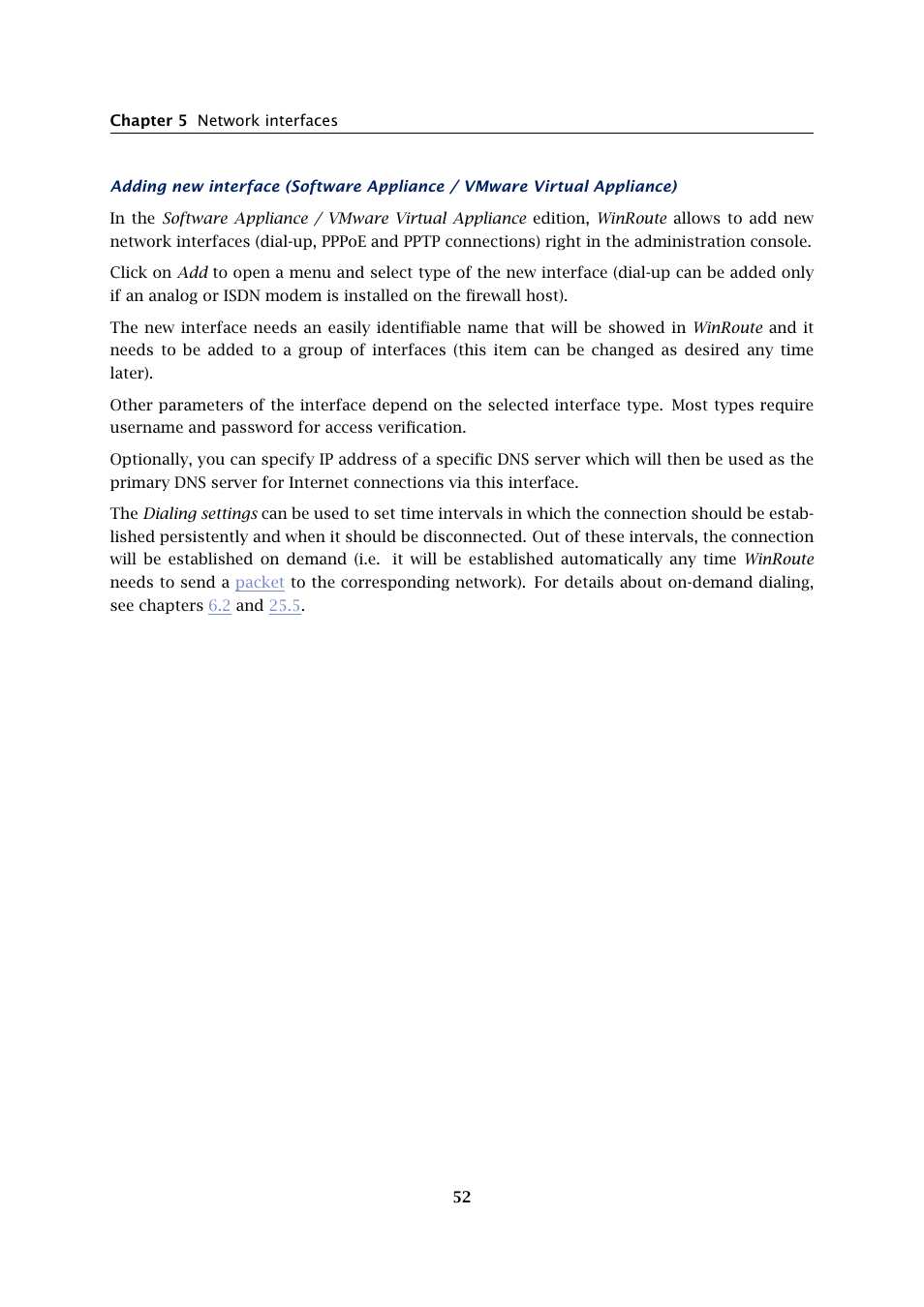 Kerio Tech KERIO WINROUTE FIREWALL 6 User Manual | Page 52 / 368