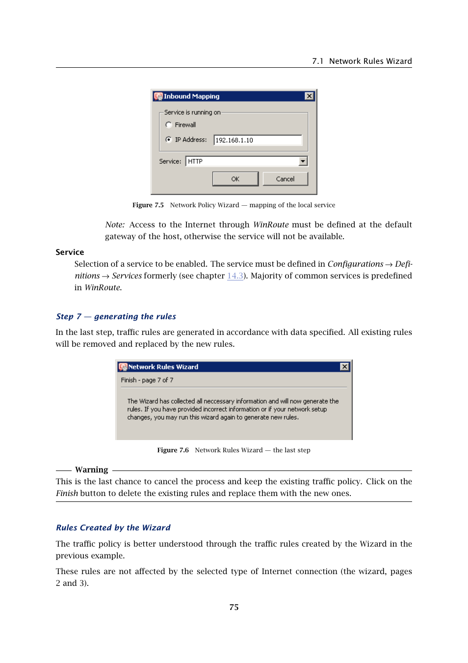 Kerio Tech KERIO WINROUTE FIREWALL 6 User Manual | Page 75 / 368