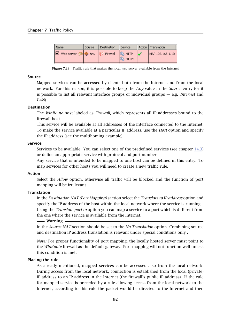 Kerio Tech KERIO WINROUTE FIREWALL 6 User Manual | Page 92 / 368