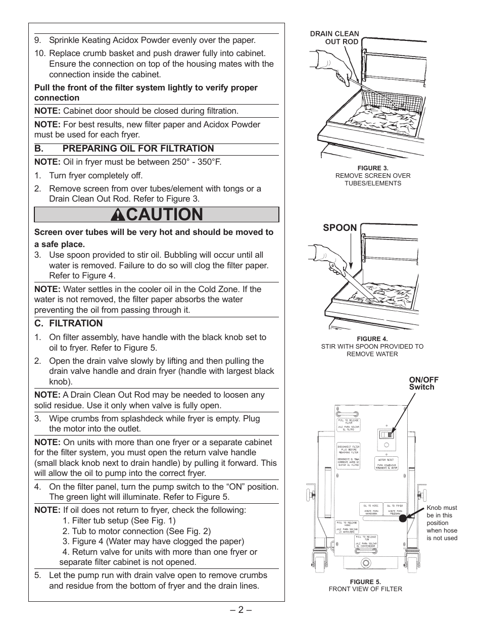 Caution | Keating Of Chicago Safe and Easy Filter User Manual | Page 4 / 12