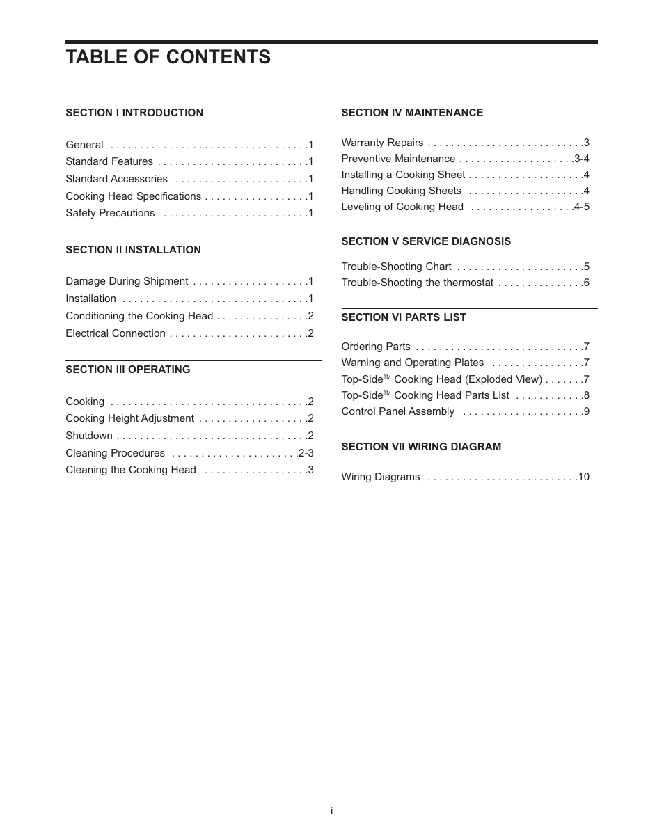 Keating Of Chicago Top-Side Cooker 028951 User Manual | Page 2 / 18