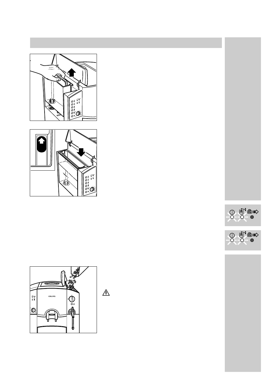 Preparing the appliance | Krups Orchestro 889 User Manual | Page 11 / 69
