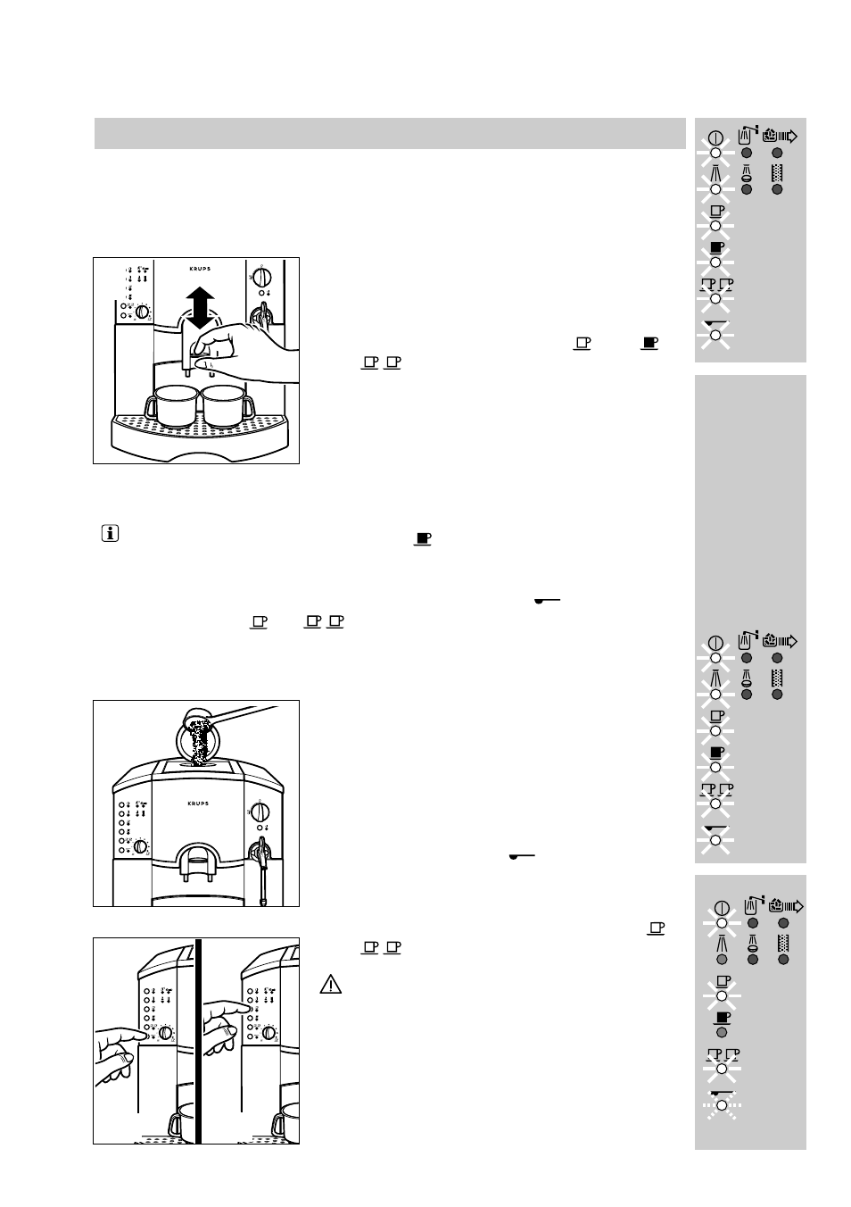 Préparation d’un espresso et du café | Krups Orchestro 889 User Manual | Page 37 / 69