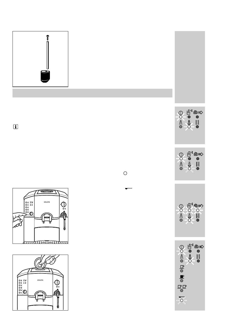 Ab c, Programme de nettoyage | Krups Orchestro 889 User Manual | Page 42 / 69