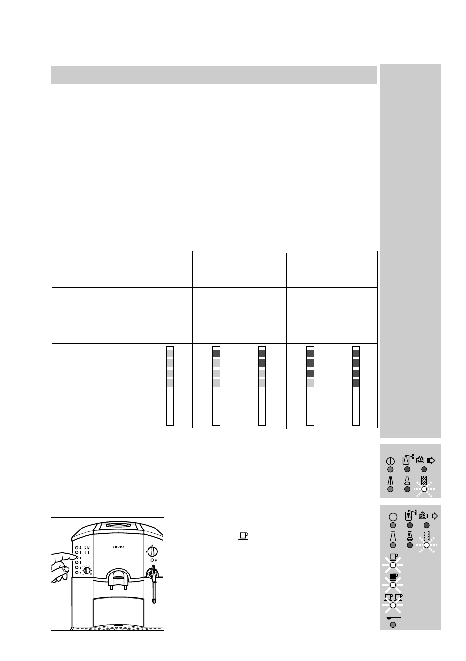 Antes de usar la cafetera | Krups Orchestro 889 User Manual | Page 51 / 69