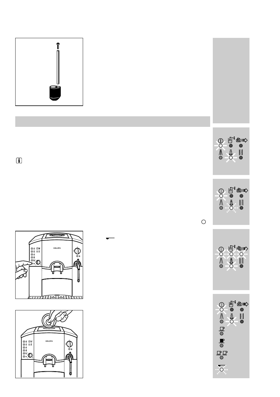 Ab c, Programa de limpieza | Krups Orchestro 889 User Manual | Page 62 / 69