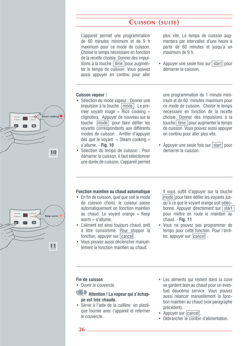 Krups Automatic Rice Cooker 3.21 3.21 User Manual | Page 24 / 60
