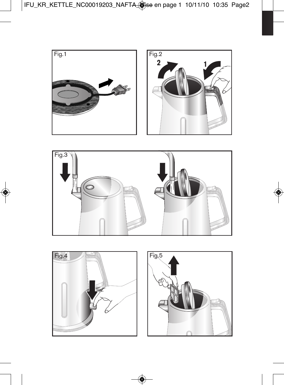Krups BW600 User Manual | Page 2 / 36