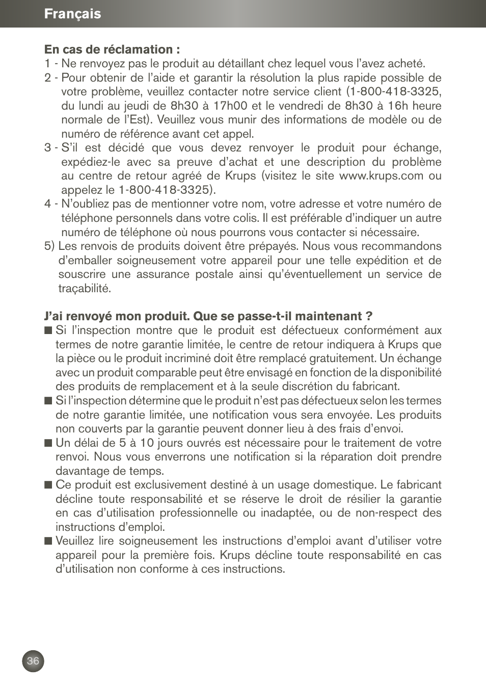 Krups BEERTENDER VB2158 User Manual | Page 21 / 21