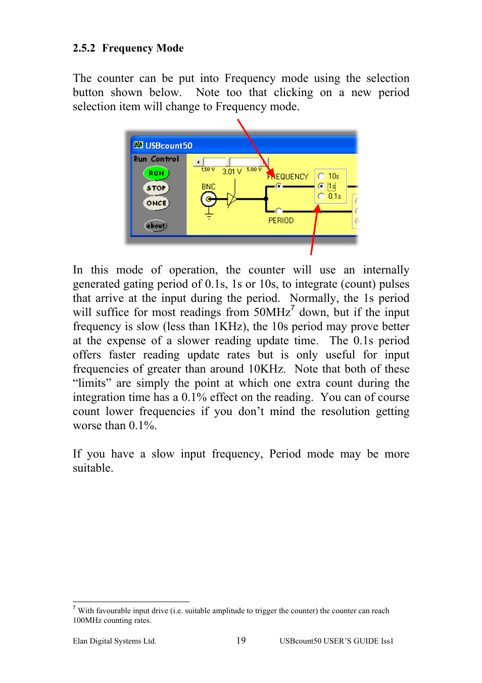 Frequency mode, 2 frequency, Mode | Key Digital ES381 User Manual | Page 19 / 30
