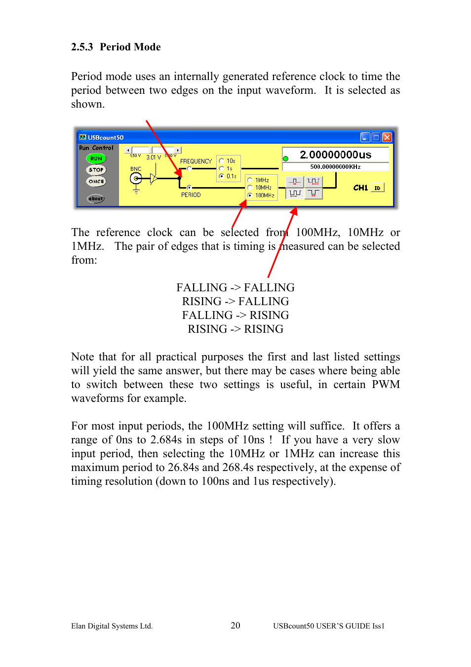 Period mode, 3 period, Mode | Key Digital ES381 User Manual | Page 20 / 30