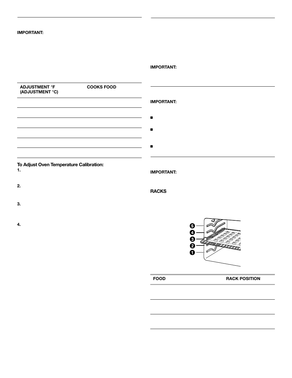 Oven temperature control, Oven use, Aluminum foil | Positioning racks and bakeware | KITCHENAID YKEBC278 User Manual | Page 8 / 24
