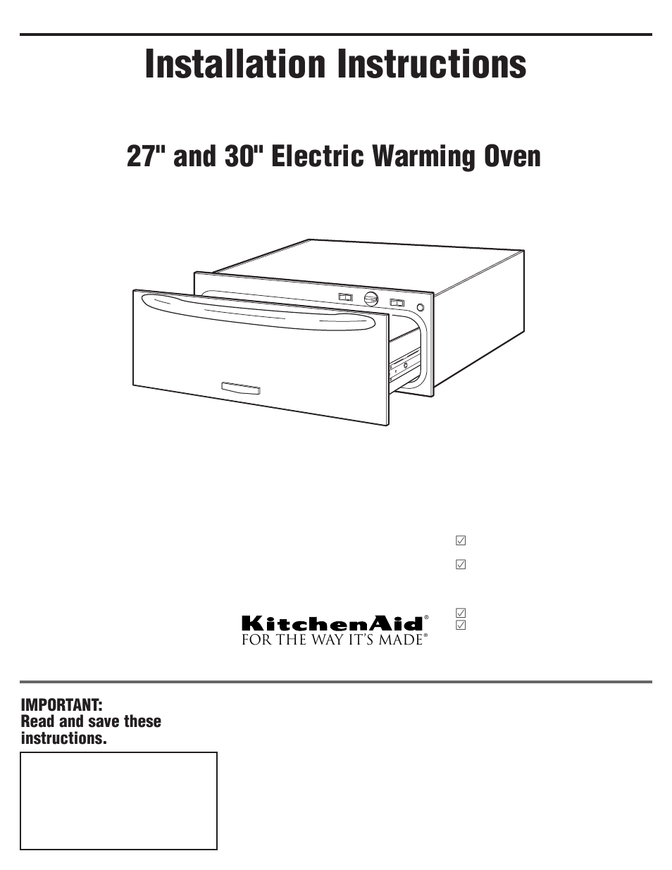 KITCHENAID 4452828 User Manual | 6 pages