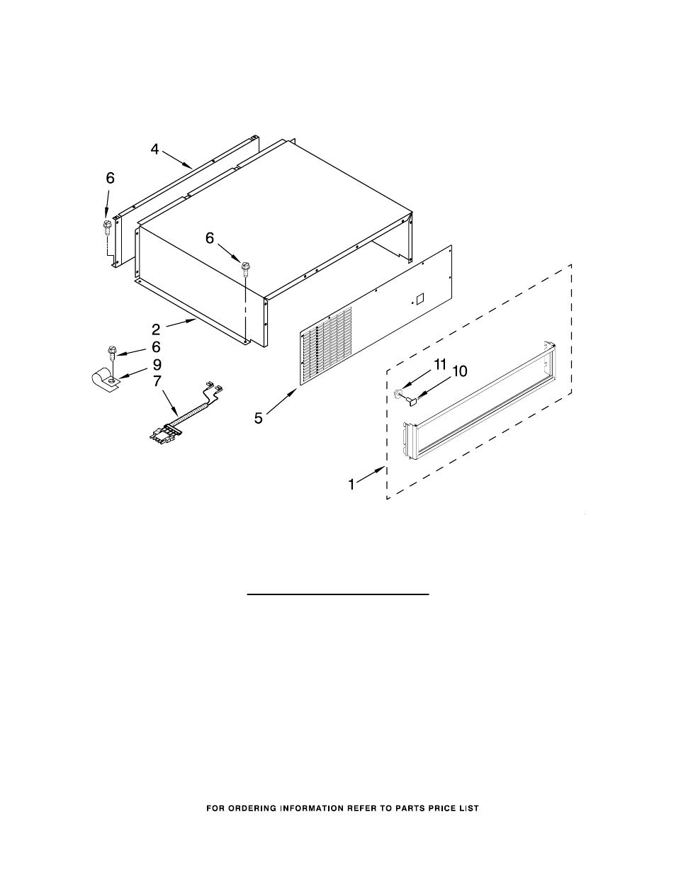 Top grille and unit cover, Top grille and unit cover parts, For model: kbfo42ftx02 (etched aluminum) | KITCHENAID KBFO42FTX02 User Manual | Page 4 / 20