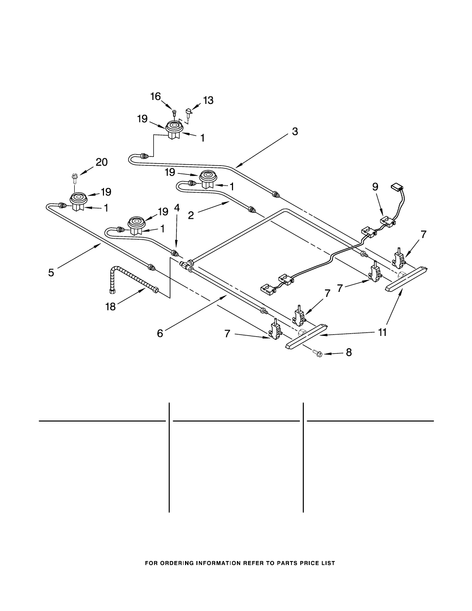 Cooktop burner, Cooktop burner parts | KITCHENAID KGRT607HBS5 User Manual | Page 3 / 12