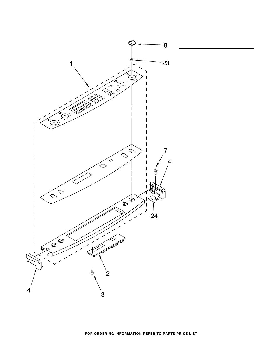 Control panel, Control panel parts | KITCHENAID KGRT607HBS5 User Manual | Page 4 / 12