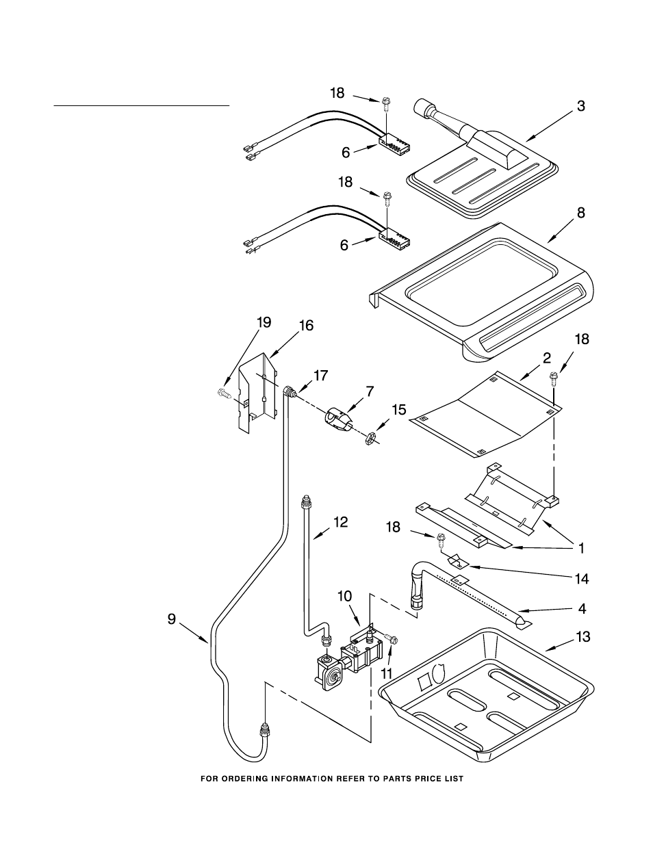 Broiler & oven burner, Broiler & oven burner parts | KITCHENAID KGRT607HBS5 User Manual | Page 9 / 12