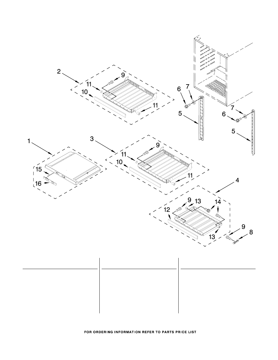 Shelf, Shelf parts | KITCHENAID KUWS24RSBS00 User Manual | Page 3 / 5