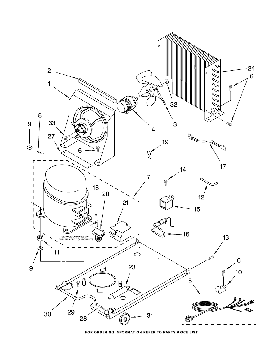 Unit, Unit parts | KITCHENAID KUIS155HBL4 User Manual | Page 7 / 8