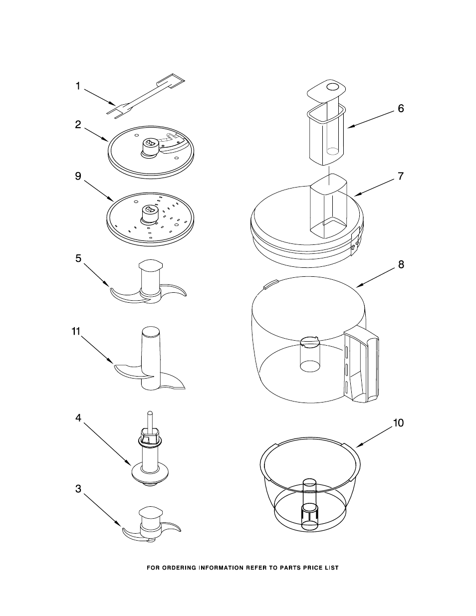 Attachment, Attachment parts | KITCHENAID KFP750WH2 User Manual | Page 4 / 5