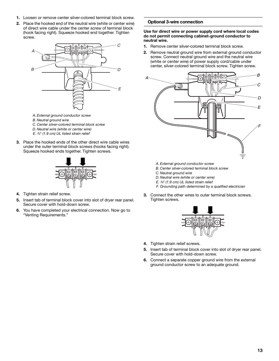KITCHENAID FRONT-LOADING ELECTRIC DRYER User Manual | Page 13 / 76