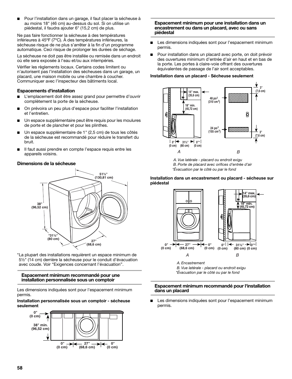 KITCHENAID FRONT-LOADING ELECTRIC DRYER User Manual | Page 58 / 76