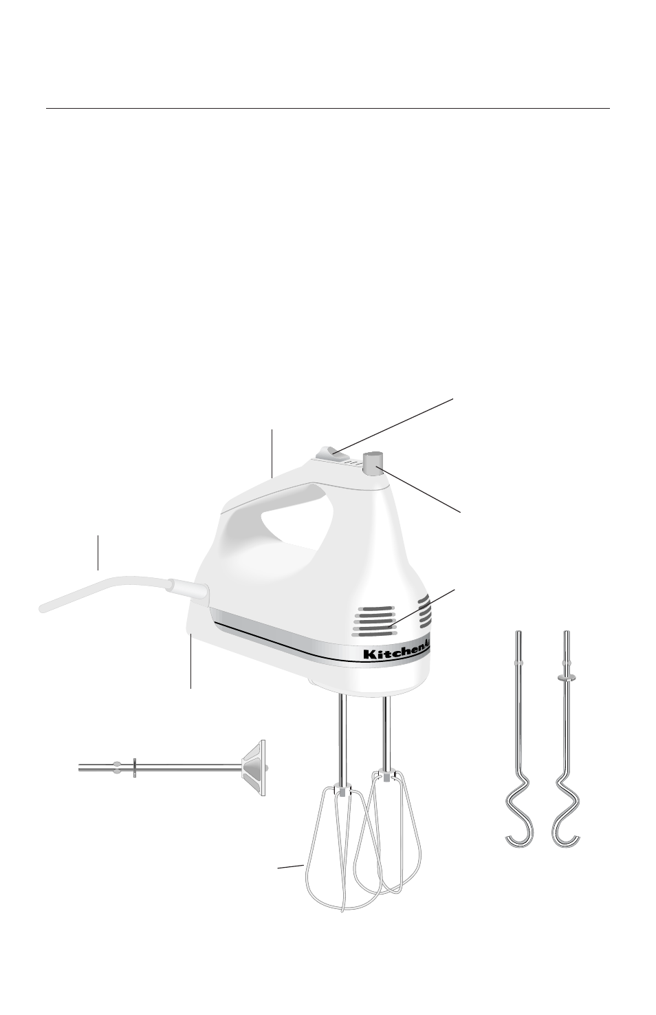 Khm3, khm5tb & khm5dh hand mixer features, The kitchenaid, Stand mixers since 1919 | KITCHENAID KHM5TBWH2 User Manual | Page 8 / 27