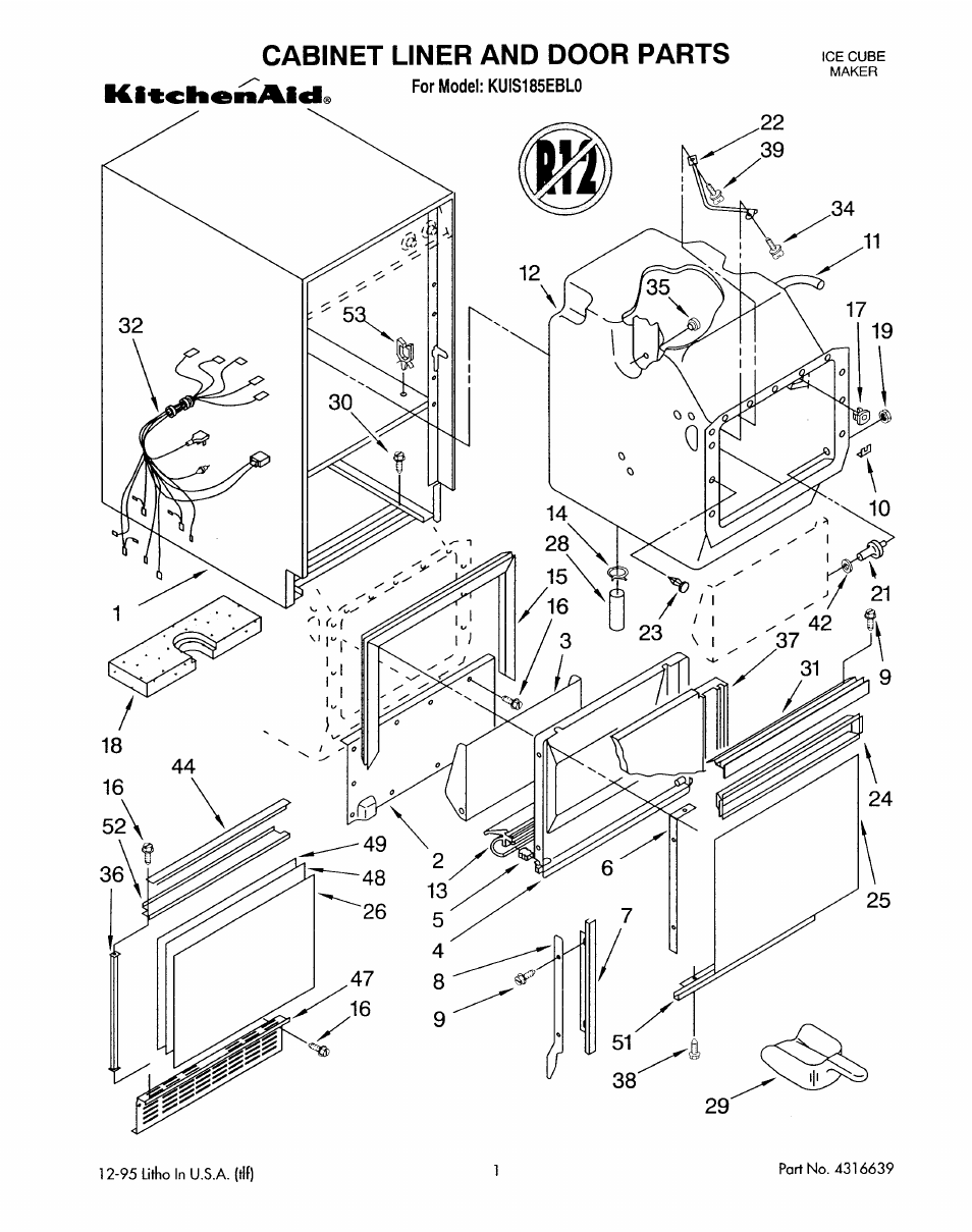 KITCHENAID KUIS185EBL0 User Manual | 11 pages