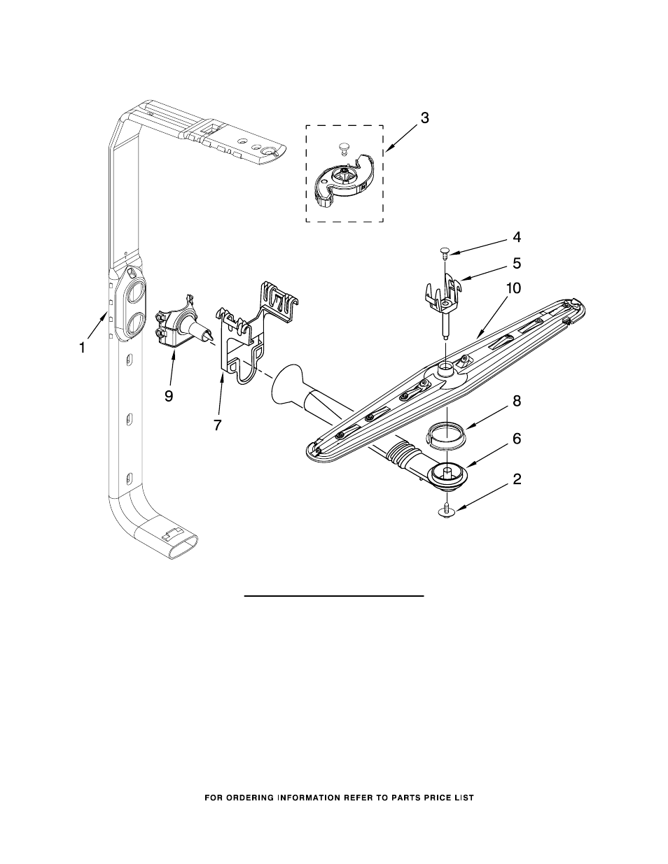 Upper wash and rinse, Upper wash and rinse parts | KITCHENAID KUDC03ITBS1 User Manual | Page 12 / 14