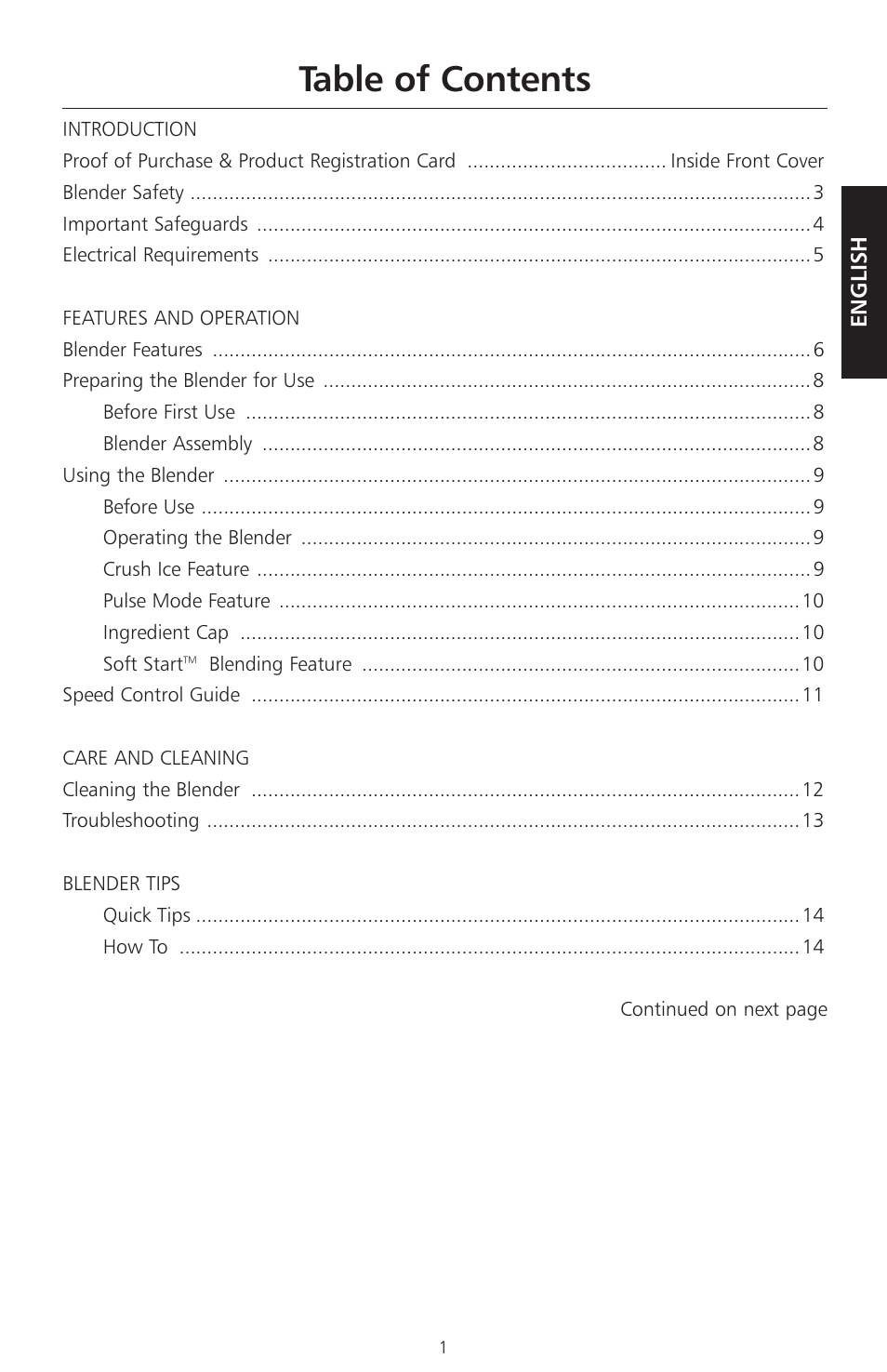 KITCHENAID KSB560 User Manual | Page 4 / 80