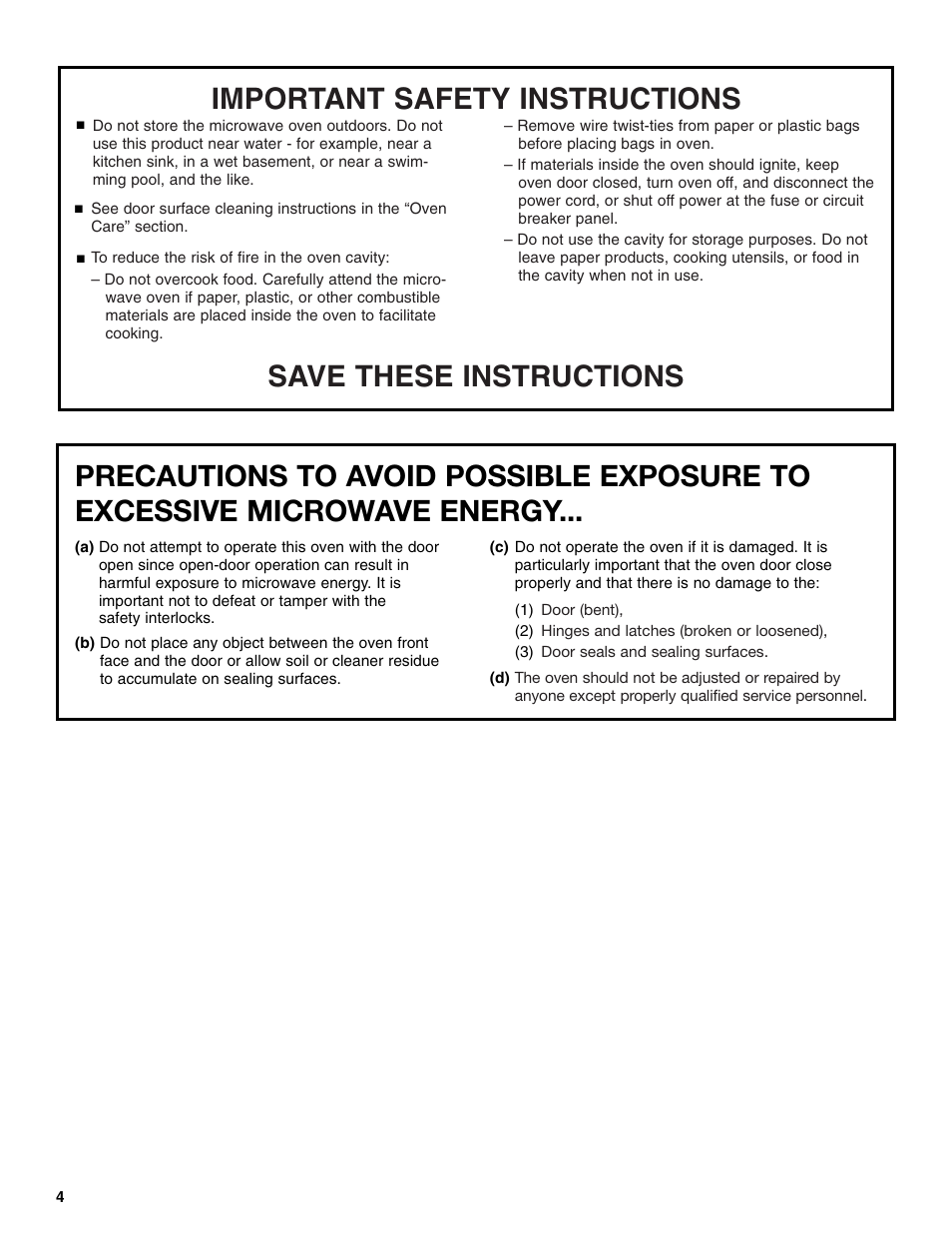KITCHENAID KBMC140  EN User Manual | Page 4 / 20