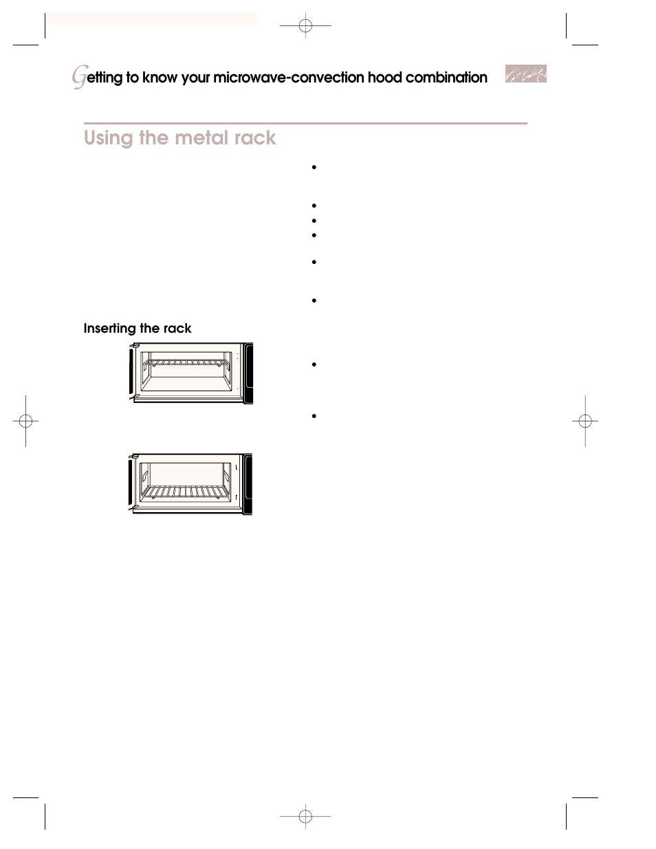 Using the metal rack | KITCHENAID 3828W5A0969 User Manual | Page 15 / 72