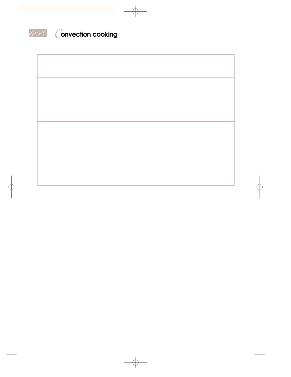 Onvection cooking | KITCHENAID 3828W5A0969 User Manual | Page 50 / 72