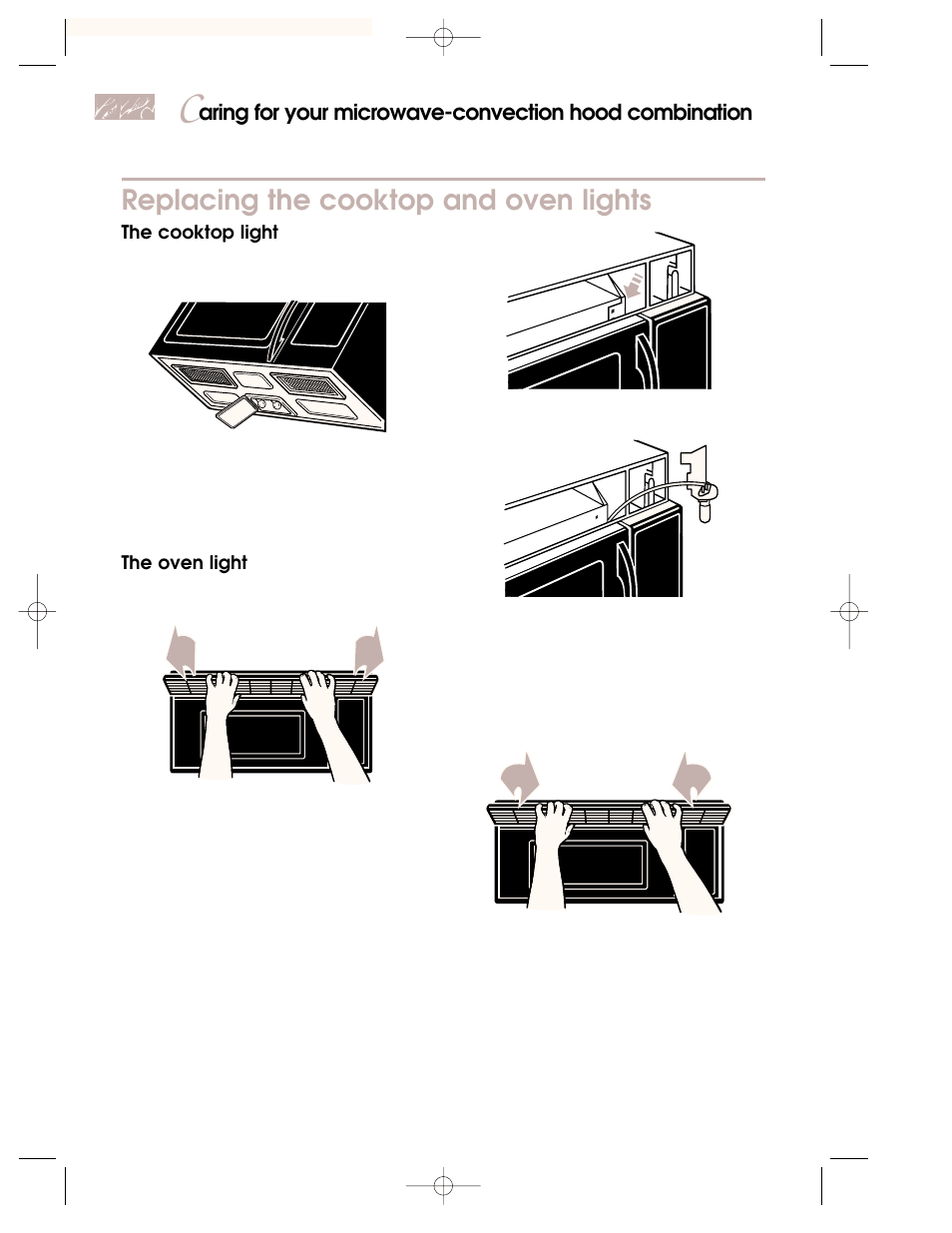 Replacing the cooktop and oven lights | KITCHENAID 3828W5A0969 User Manual | Page 62 / 72