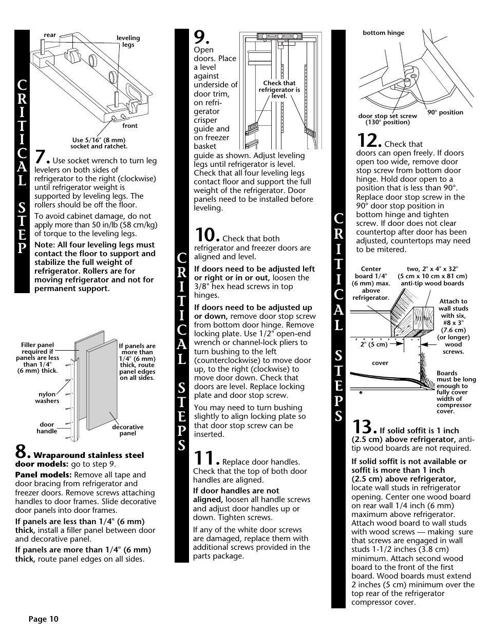 KITCHENAID DHT-486XP User Manual | Page 10 / 34