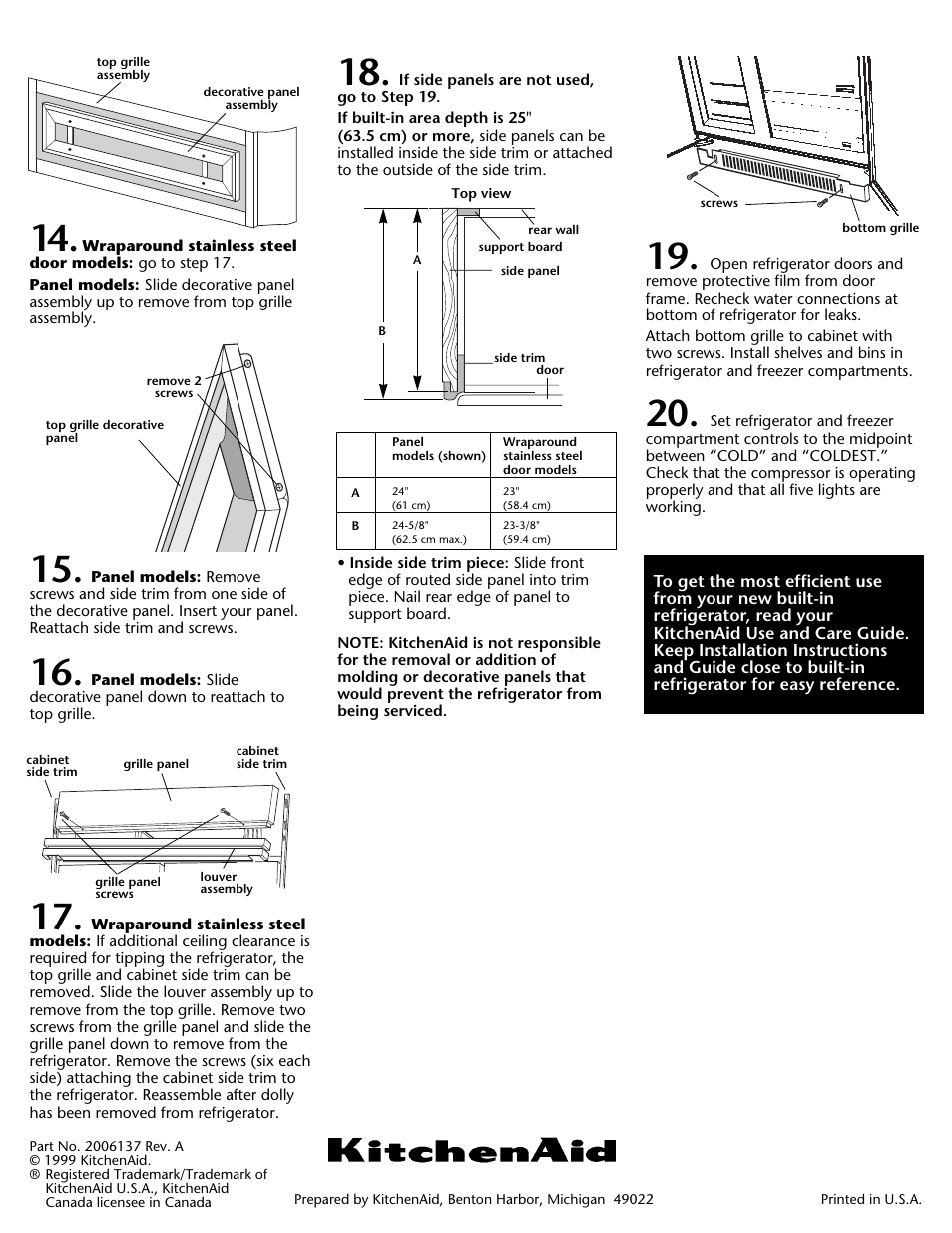 KITCHENAID DHT-486XP User Manual | Page 11 / 34