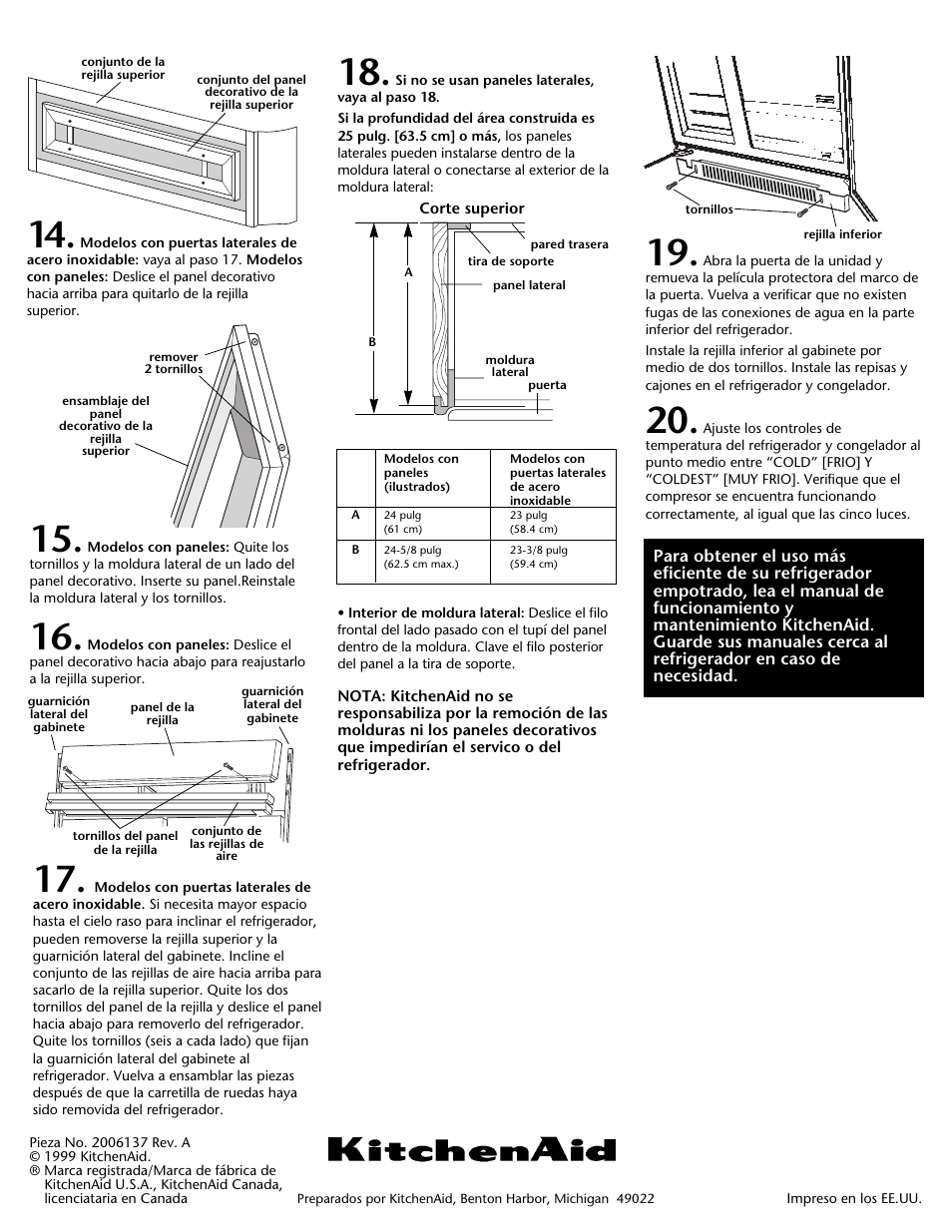 KITCHENAID DHT-486XP User Manual | Page 33 / 34