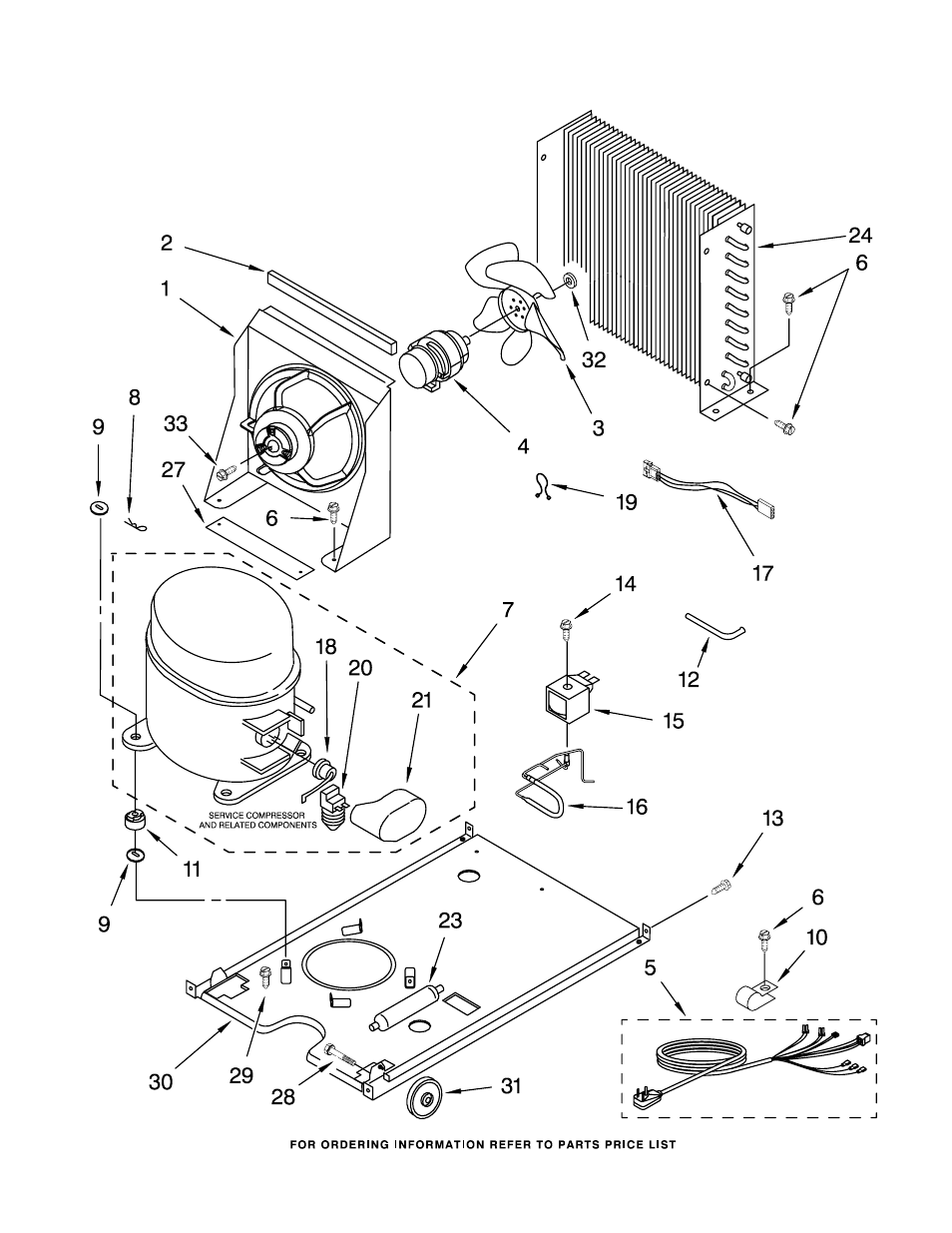 Unit, Unit parts | KITCHENAID KUIS185JBL3 User Manual | Page 7 / 8