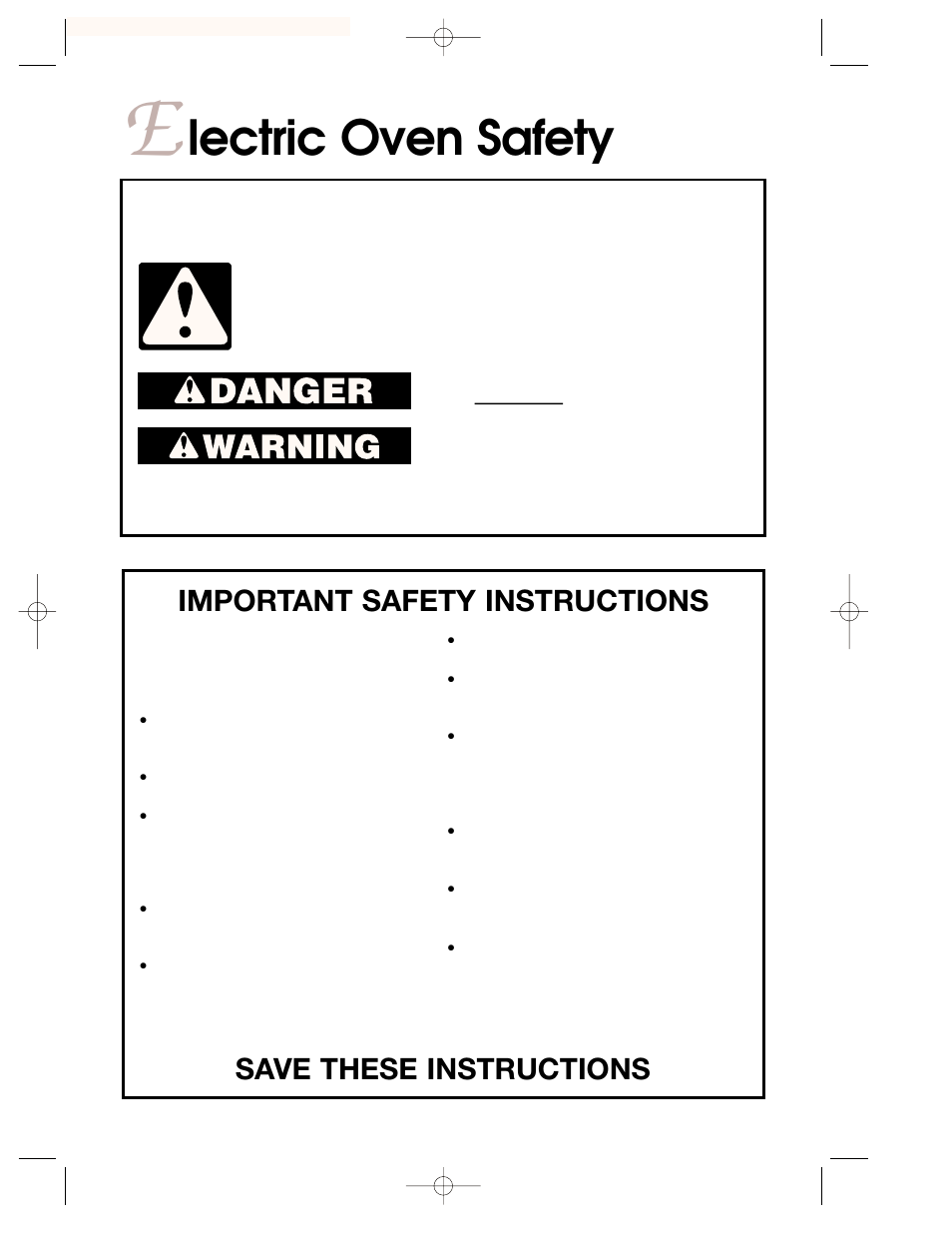 Electric oven safety, Lectric oven safety | KITCHENAID KEMC378 User Manual | Page 3 / 40