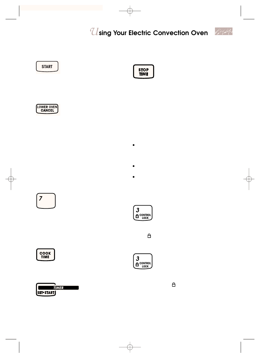 Sing your electric convection oven | KITCHENAID KEMC378 User Manual | Page 7 / 40