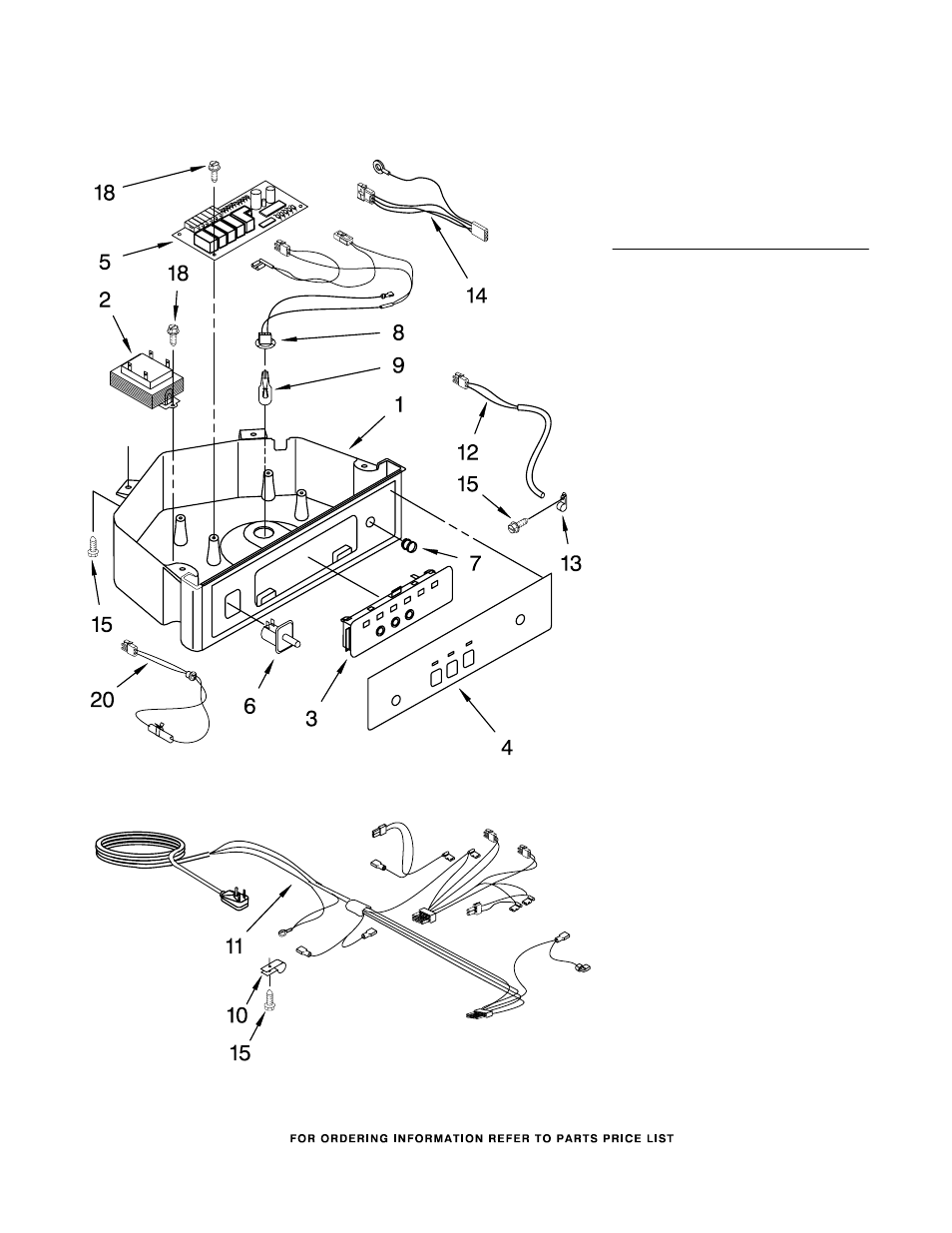 Control panel, Control panel parts | KITCHENAID KUIS15PRHW4 User Manual | Page 6 / 8