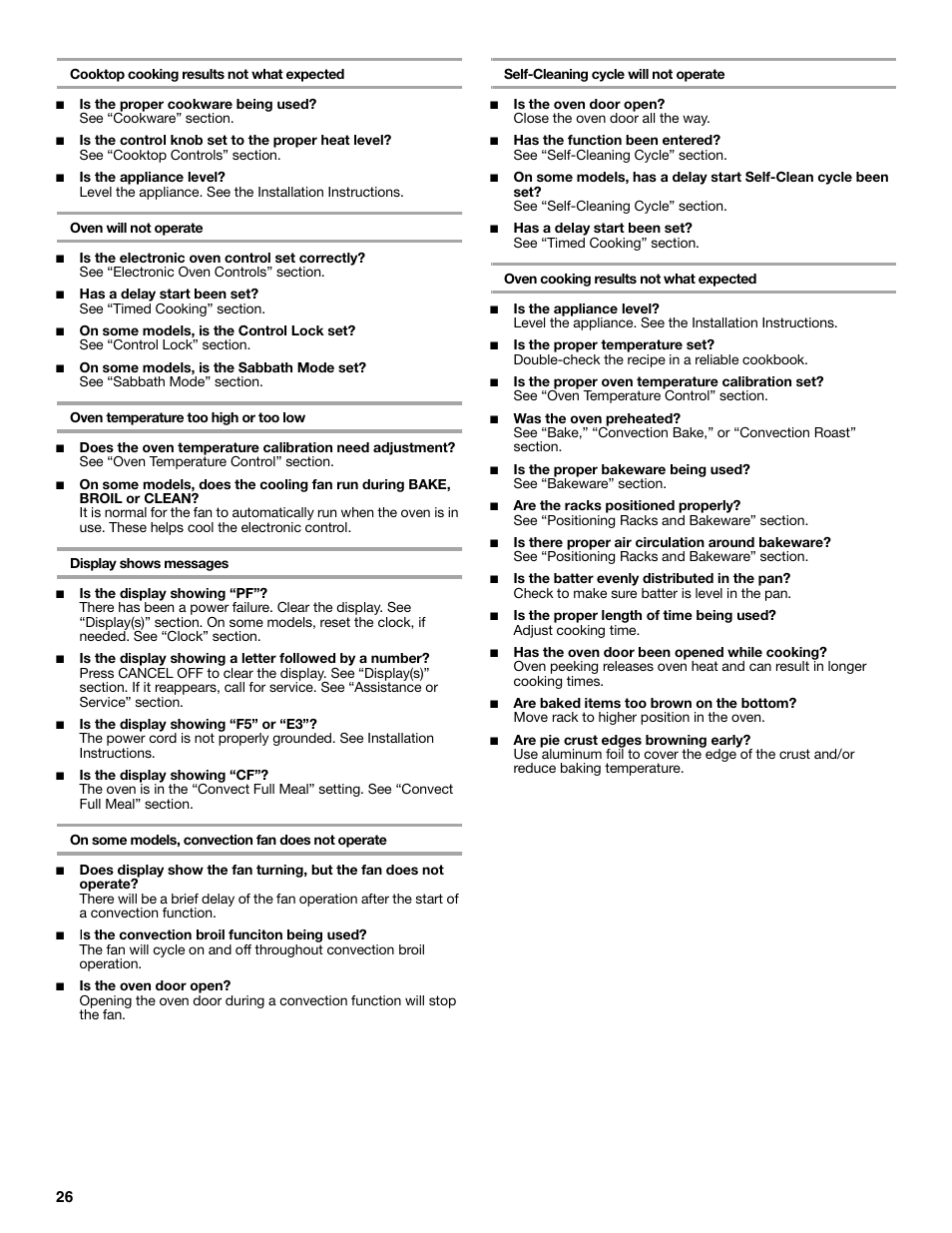 KITCHENAID YKGRC608 User Manual | Page 26 / 28