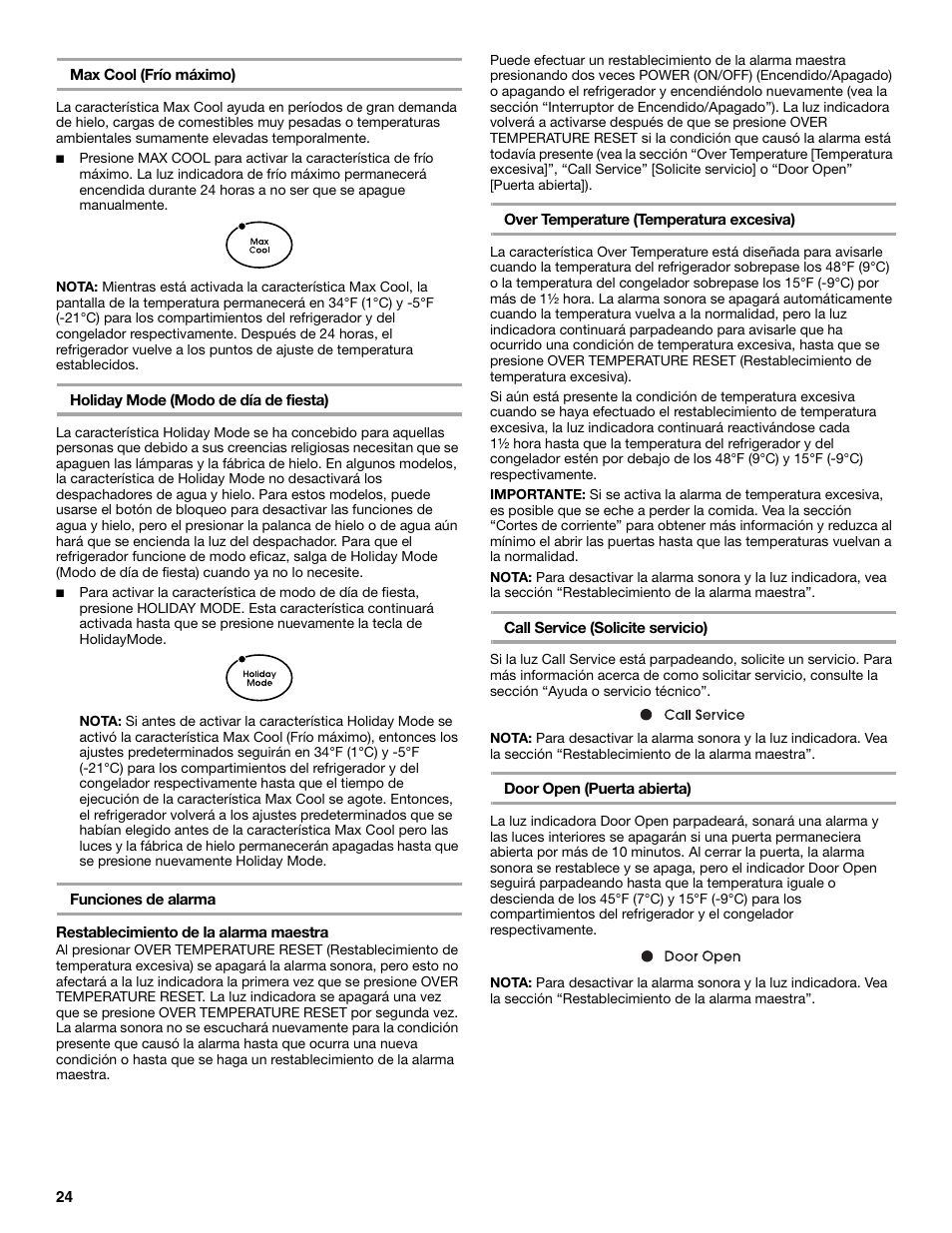 KITCHENAID WF-LC400V User Manual | Page 24 / 52