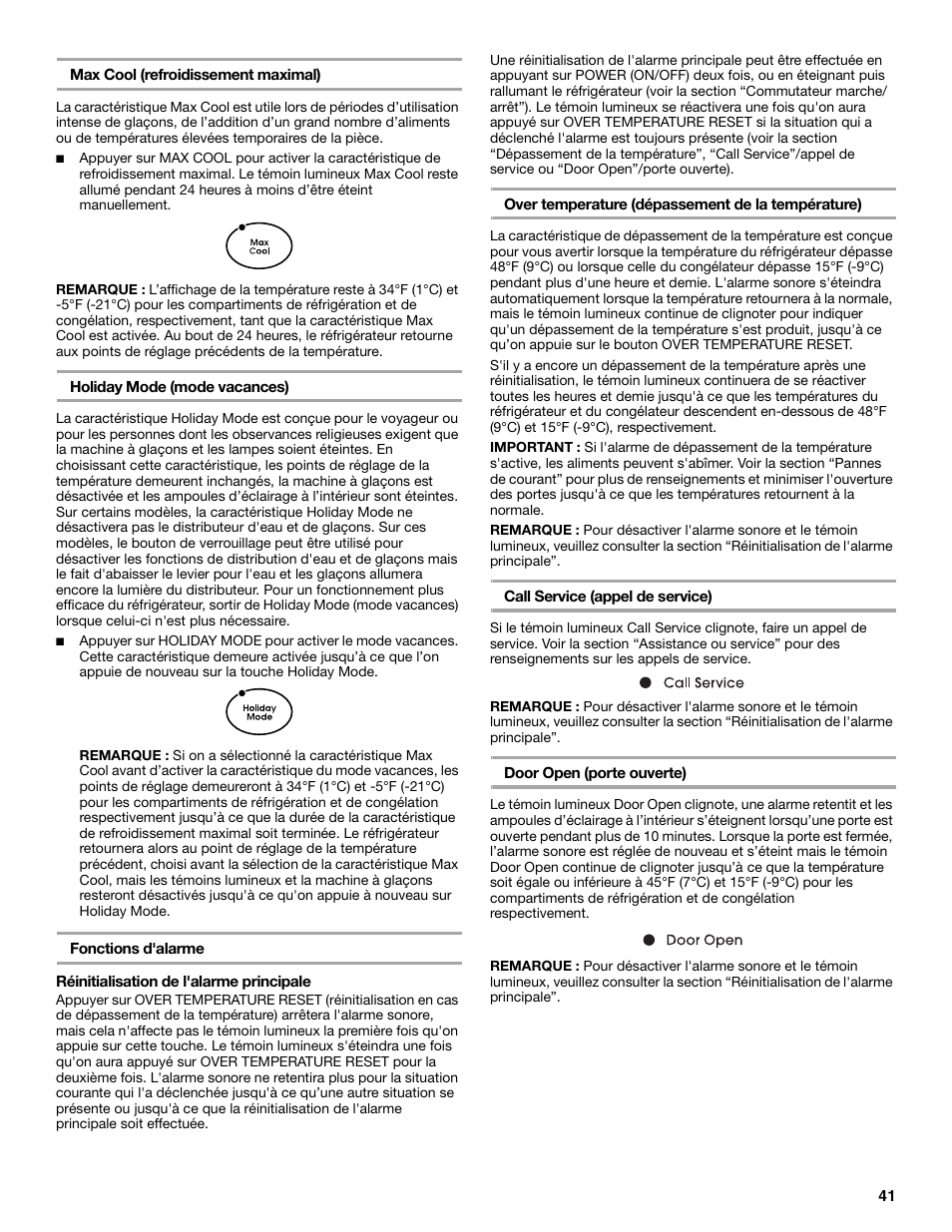 KITCHENAID WF-LC400V User Manual | Page 41 / 52